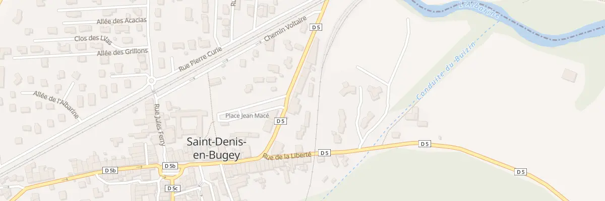 Plan du 28 Rue du Doc Charcot à Saint-Denis-en-Bugey