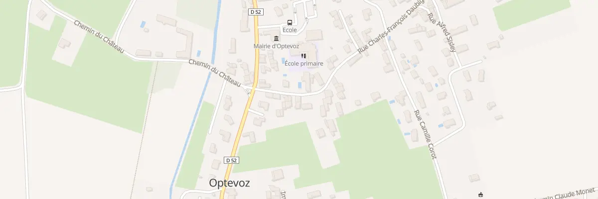 Plan du 60 Rue Charles Francois Daubigny à Optevoz