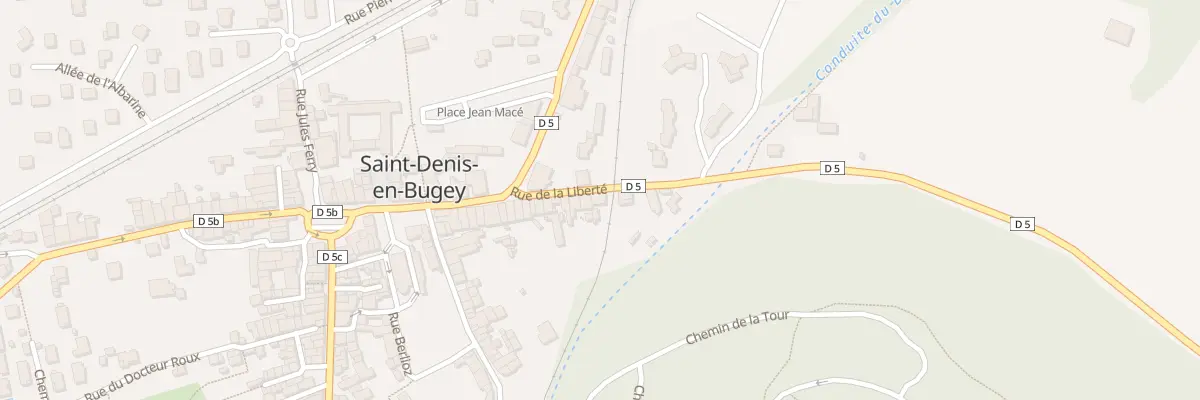Plan du 16 Rue de la Liberte à Saint-Denis-en-Bugey