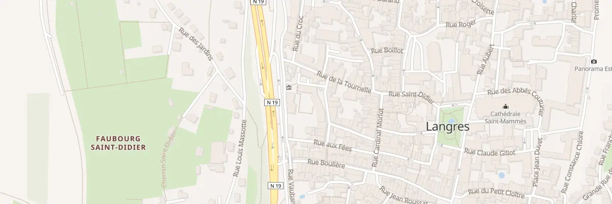 Plan du 4 Rue des Ursulines à Langres