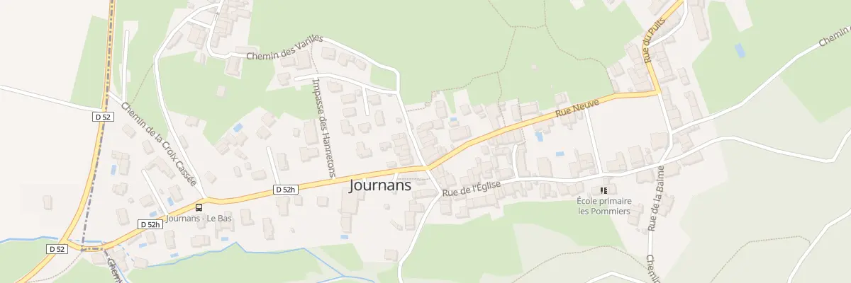 Plan du 26 Che des Varilles à Journans
