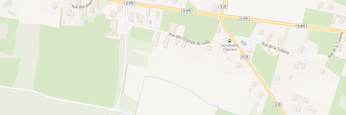 Plan du 225 Rue des Champs de Seille à Sens-sur-Seille