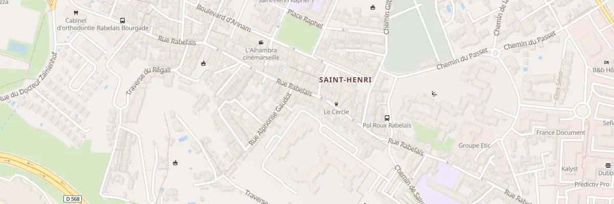 Plan du 169 Rue rabelais à Marseille 16e Arrondissement