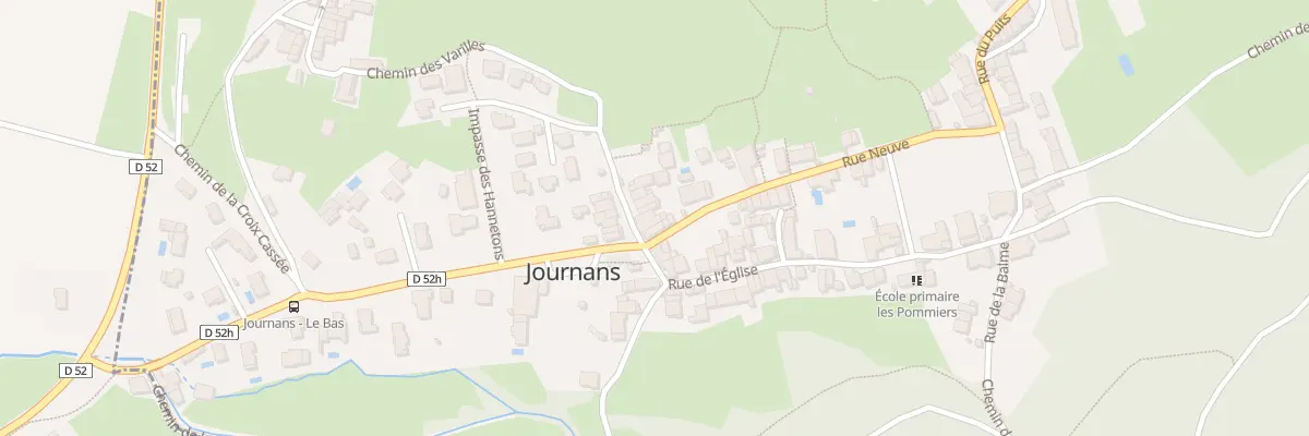 Plan du 6 Che des Varilles à Journans