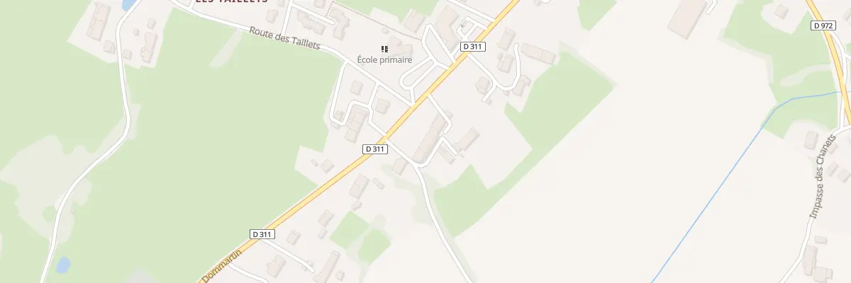 Plan du 527 Rte de Dommartin au Miroir