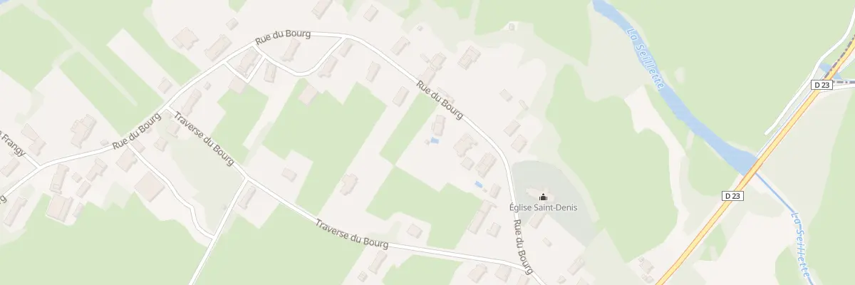 Plan du 349 Rue du Bourg à Frangy-en-Bresse
