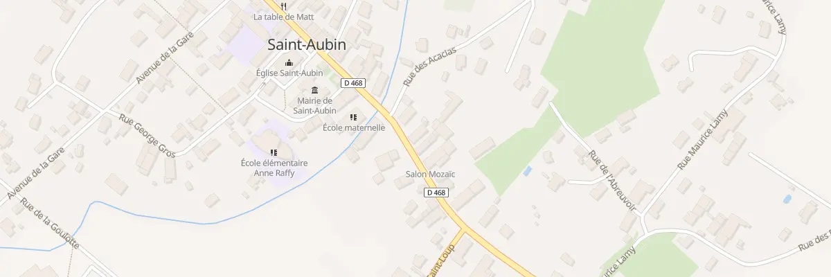 Plan du 10B Grande Rue à Saint-Aubin