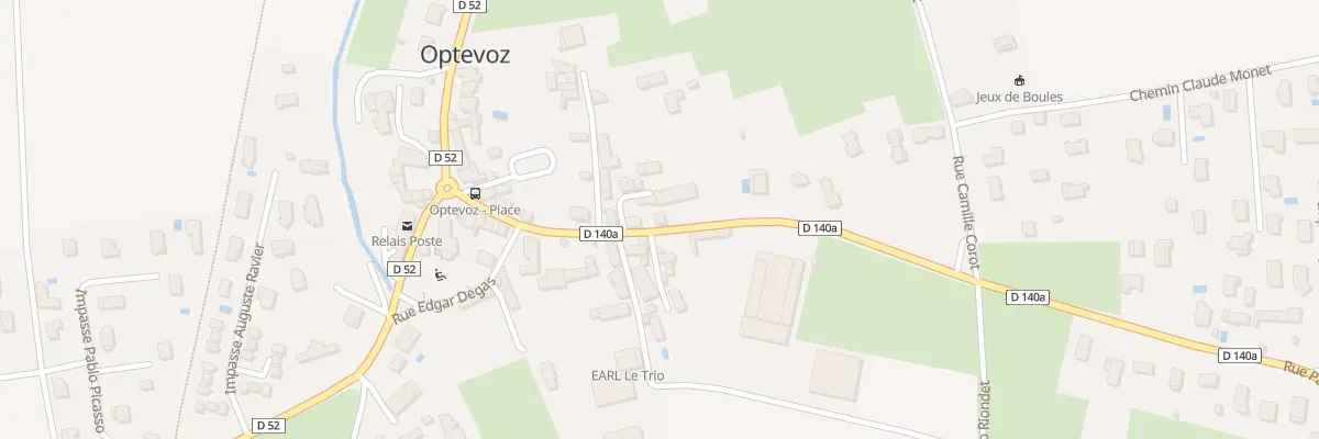 Plan du 143 Rue Pachot d’Arzac à Optevoz