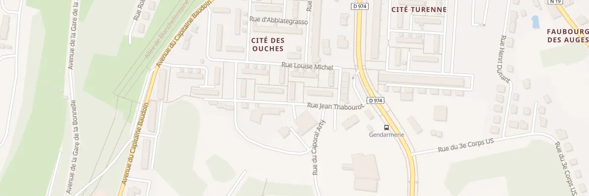 Plan du 14 Rue Jean Thabourot à Langres