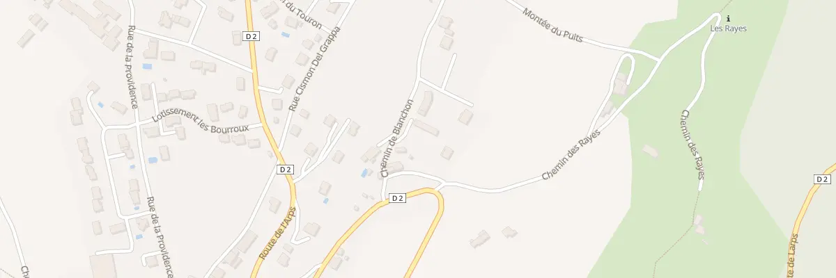 Plan du 205 Chem de Blanchon à Saint-Laurent-en-Royans