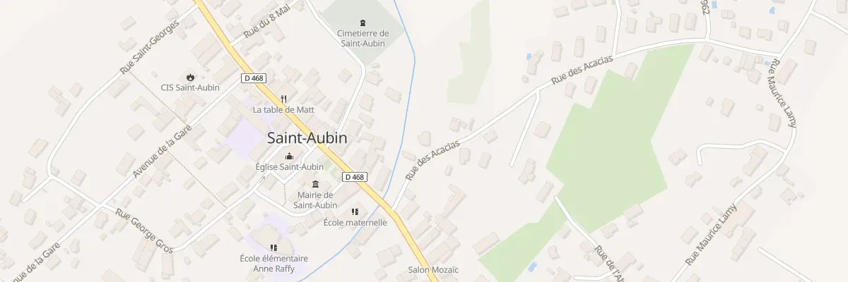 Plan du 1 Rue des Acacias à Saint-Aubin