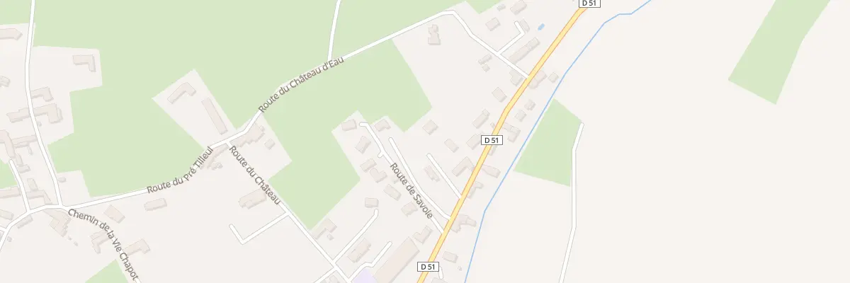 Plan du 33B Rte de Savoie à Eydoche