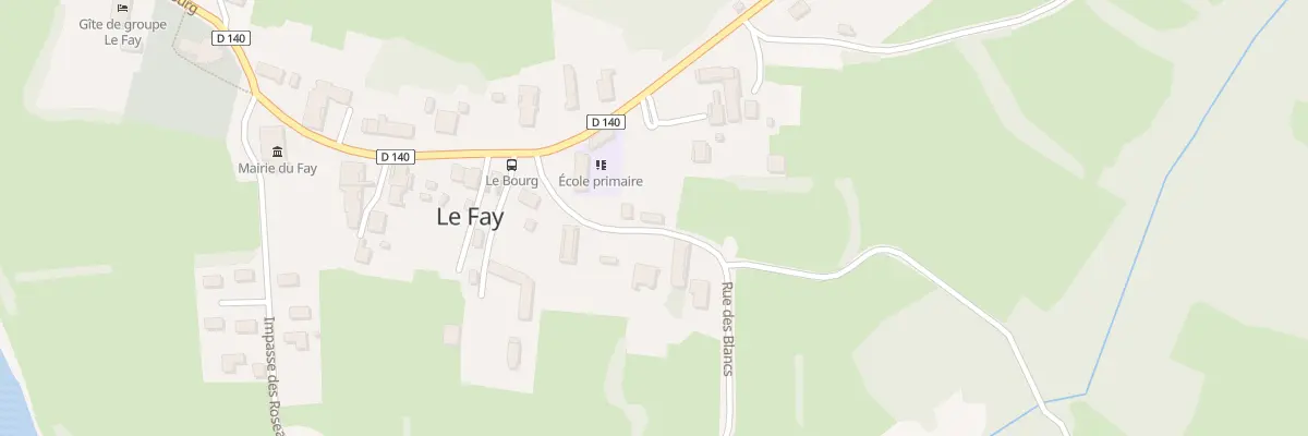 Plan du 119 Rue des Blancs au Fay