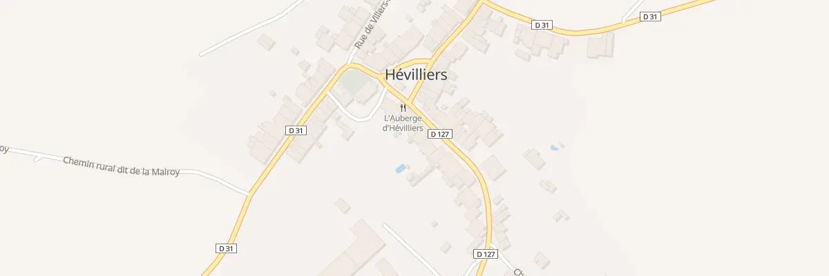 Plan du 6 Rue de Biencourt à Hévilliers