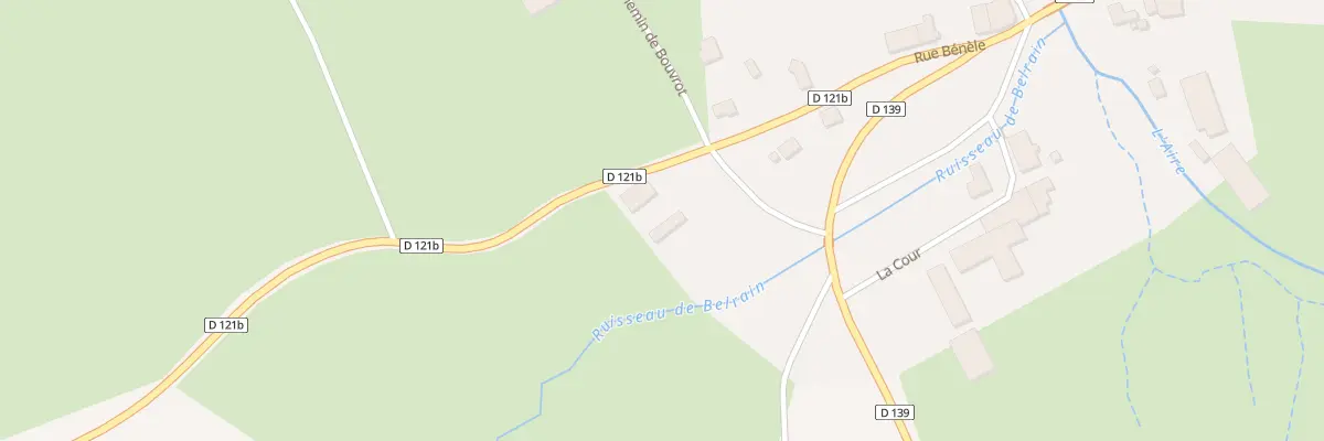 Plan du 1 Rte de Belrain à Nicey-sur-Aire