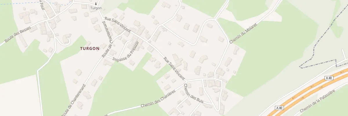 Plan du 221 Rue Saint Vincent à Druillat