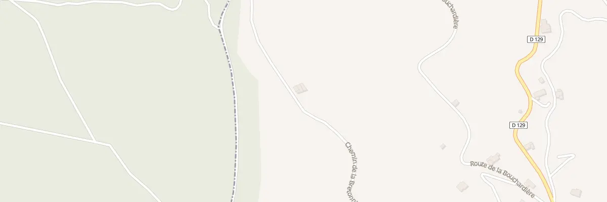 Plan du 500 Che de la Bretonniere à Brion
