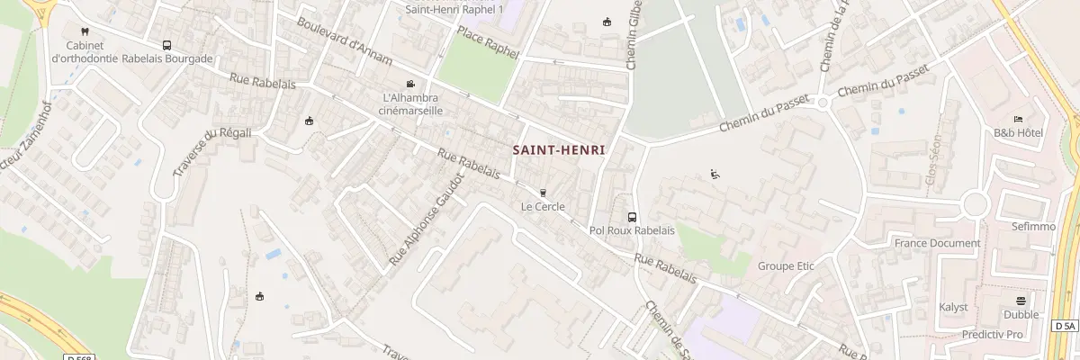 Plan du 154 Rue rabelais à Marseille 16e Arrondissement