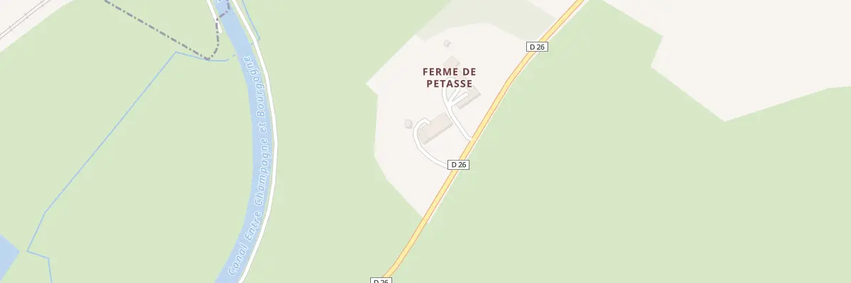 Plan du 9003 Ferme de Petasse à Villegusien-le-Lac