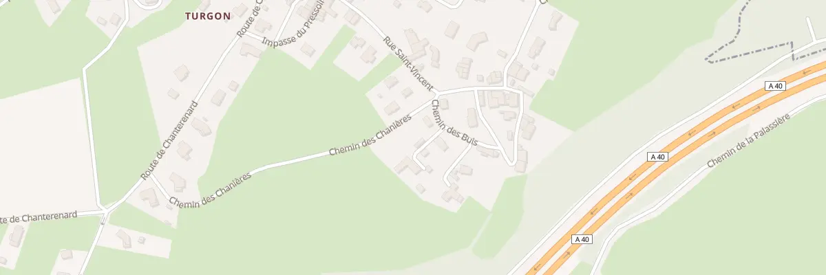 Plan du 26 Che du Buis à Druillat