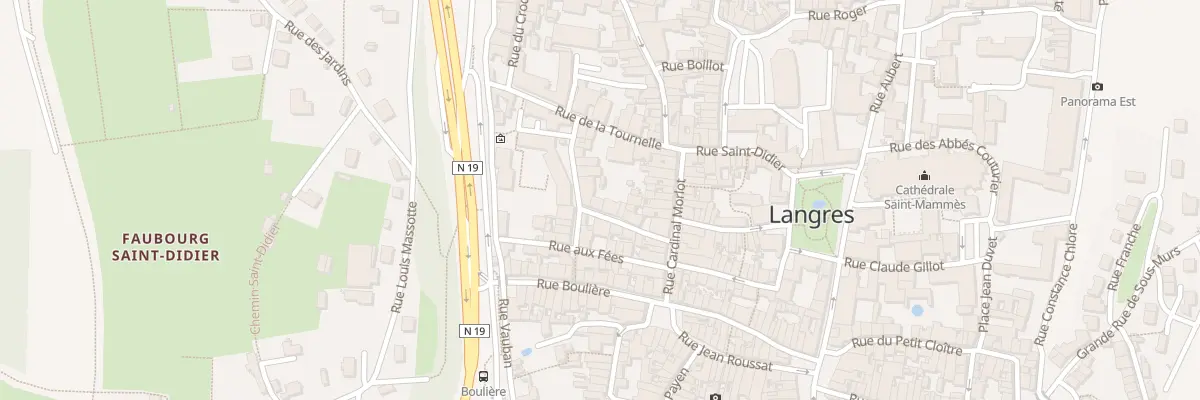 Plan du 10 Rue Château du Mont à Langres