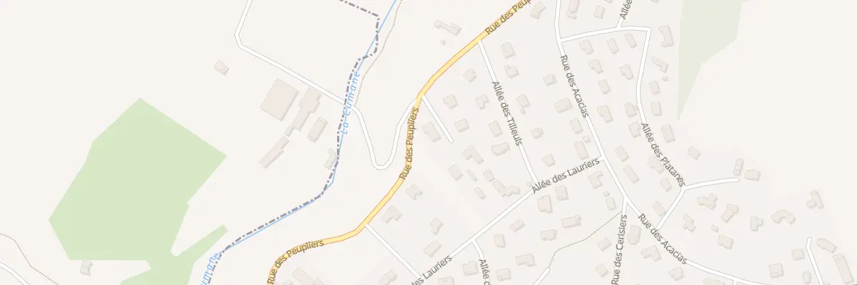 Plan du 29 Rue des Peupliers à Saint-Vérand
