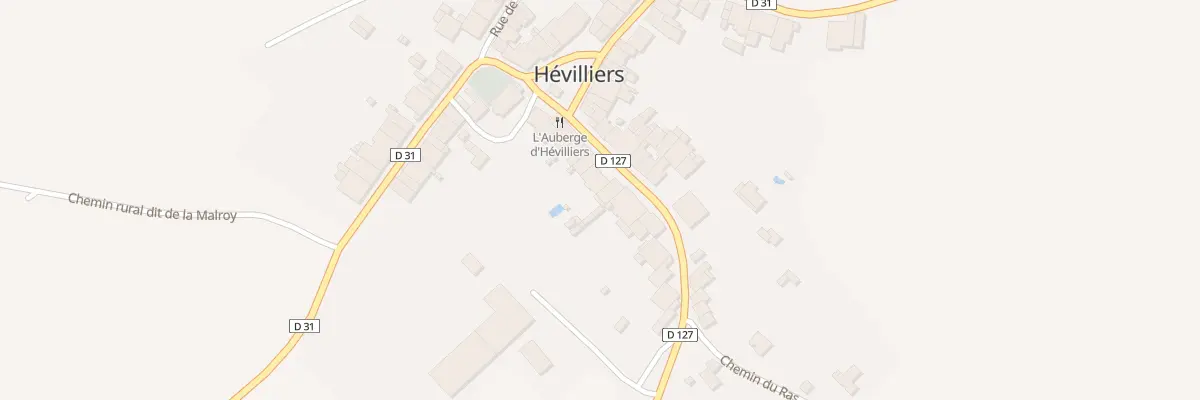 Plan du 10 Rue de Biencourt à Hévilliers