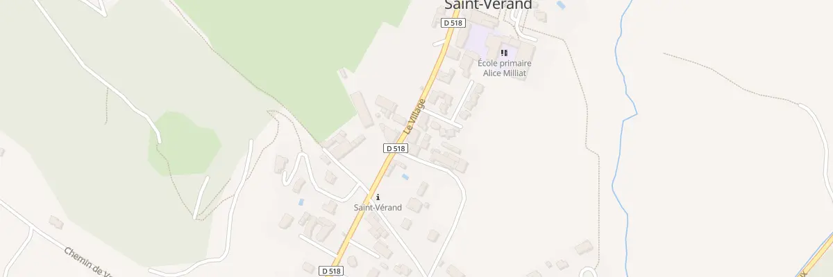 Plan du 274 Le Village à Saint-Vérand