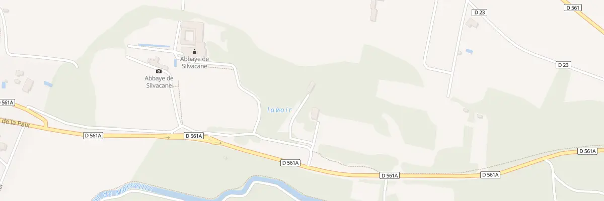 Plan du 5483 Silvacanne à La Roque-d’Anthéron