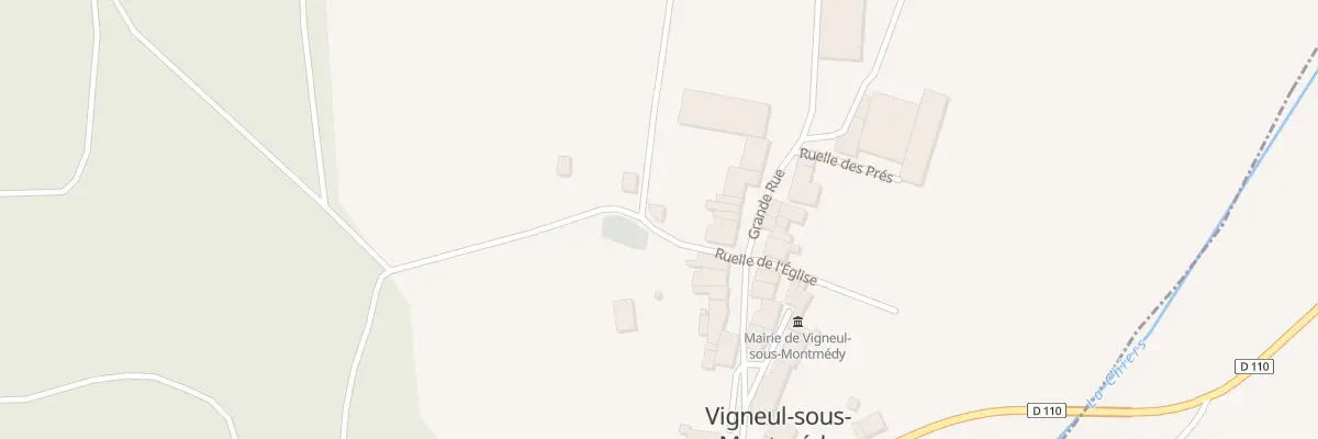 Plan du 2 Rle de l’Eglise à Vigneul-sous-Montmédy