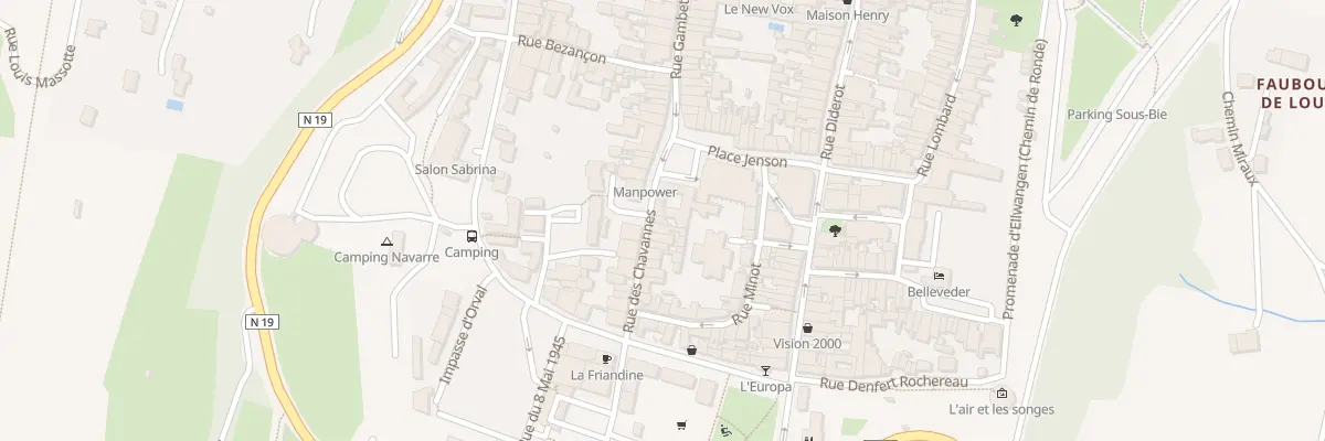 Plan du 3 Rue des Chavannes à Langres