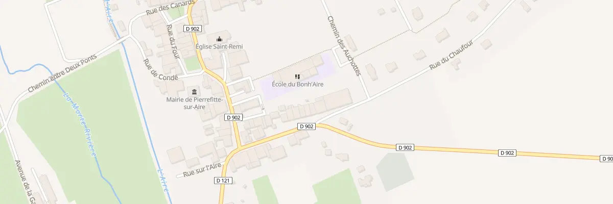 Plan du 21 Rue de la Vaux Morel à Pierrefitte-sur-Aire