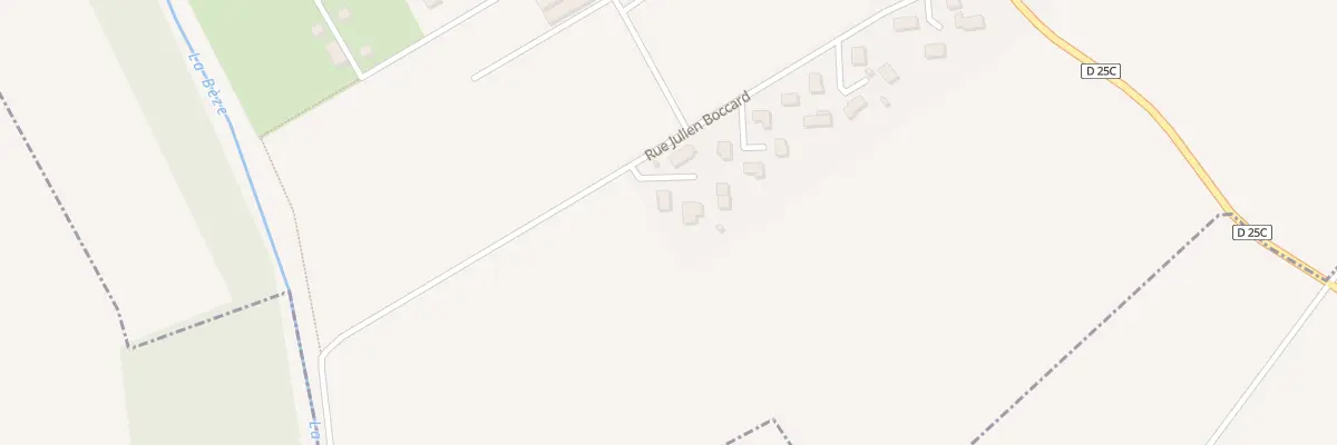 Plan du 2 Imp de la Bèze à Bézouotte