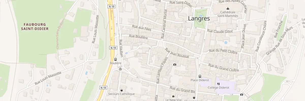 Plan du 3 Rue Derrière la Loge à Langres