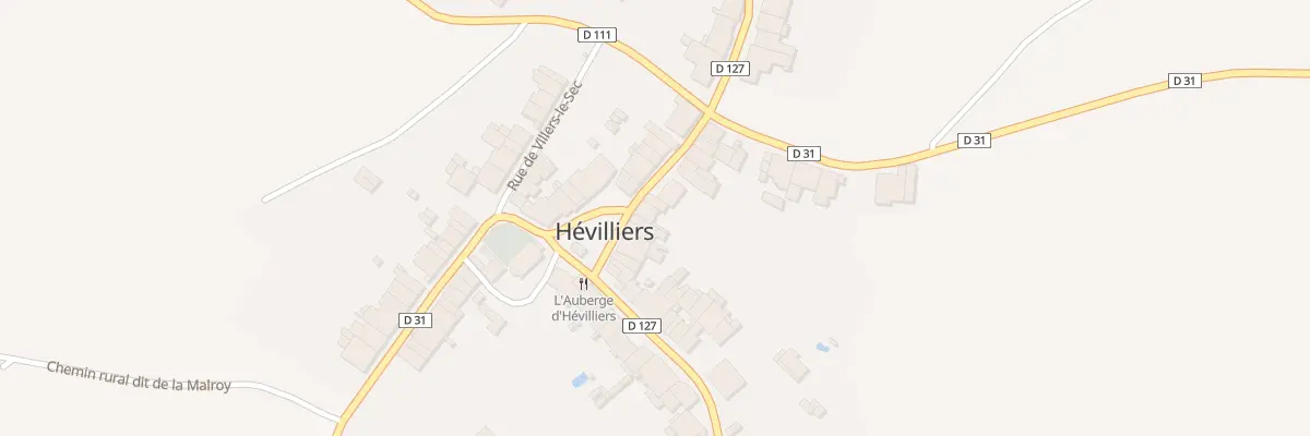 Plan du 7 Pl de la Mairie à Hévilliers
