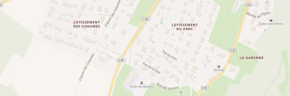 Plan du 41 Imp des Acacias à La Balme-les-Grottes