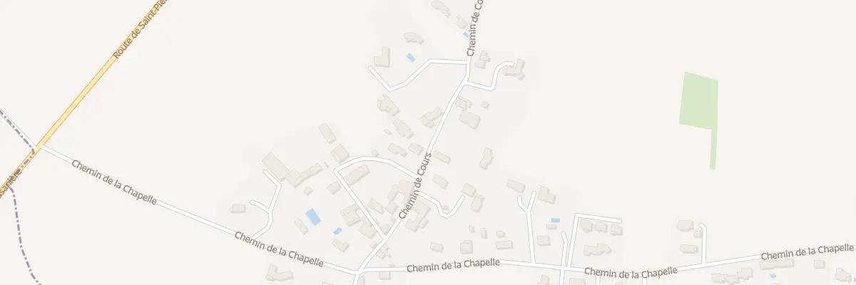 Plan du 62B Che de Cours à Saint-Étienne-de-Saint-Geoirs