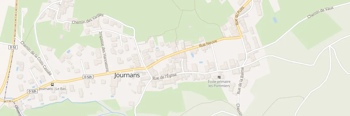 Plan du 76 Rue Neuve à Journans