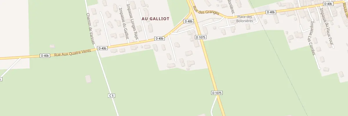Plan du 9T Rue aux Quatre Vents à Ambutrix