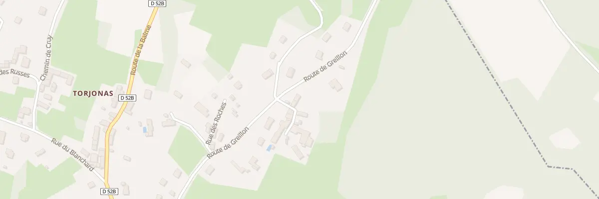 Plan du 17 Rte du Greillon à Saint-Baudille-de-la-Tour