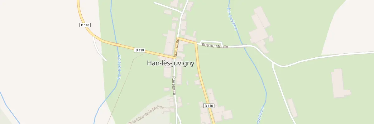 Plan du 5 Rue Haute à Han-lès-Juvigny