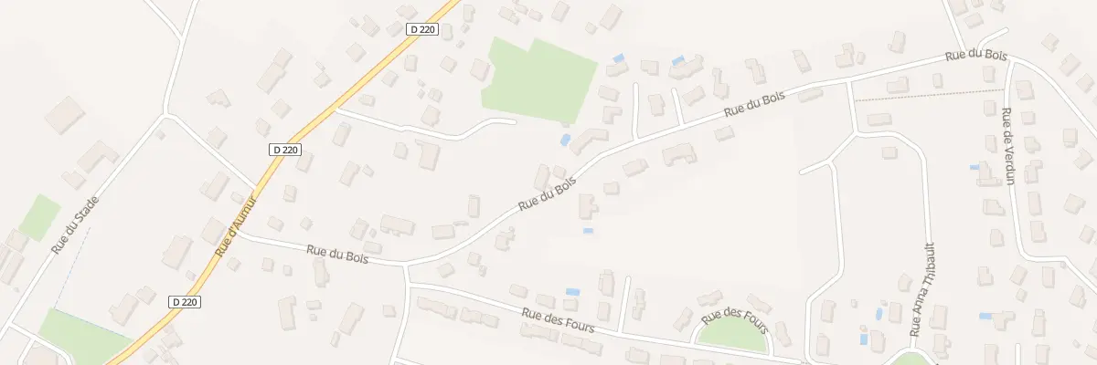 Plan du 11 Rue du Bois à Saint-Aubin