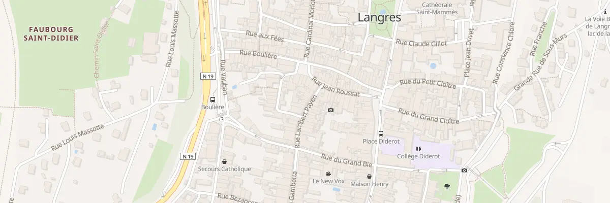 Plan du 6B Rue Lambert Payen à Langres