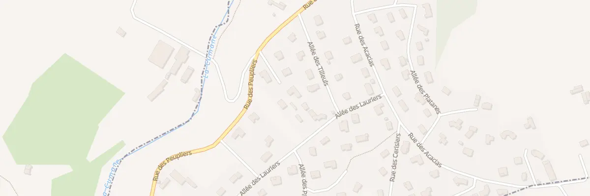 Plan du 25 Rue des Peupliers à Saint-Vérand