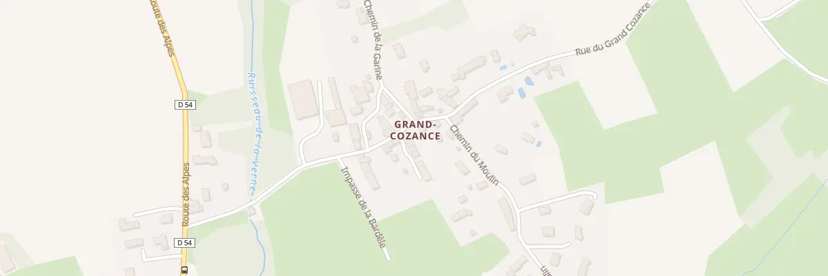Plan du 218 Rte du Grand Cozance à Trept