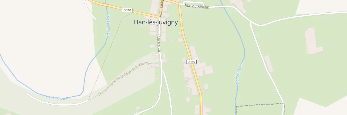 Plan du 13 Rue Haute à Han-lès-Juvigny