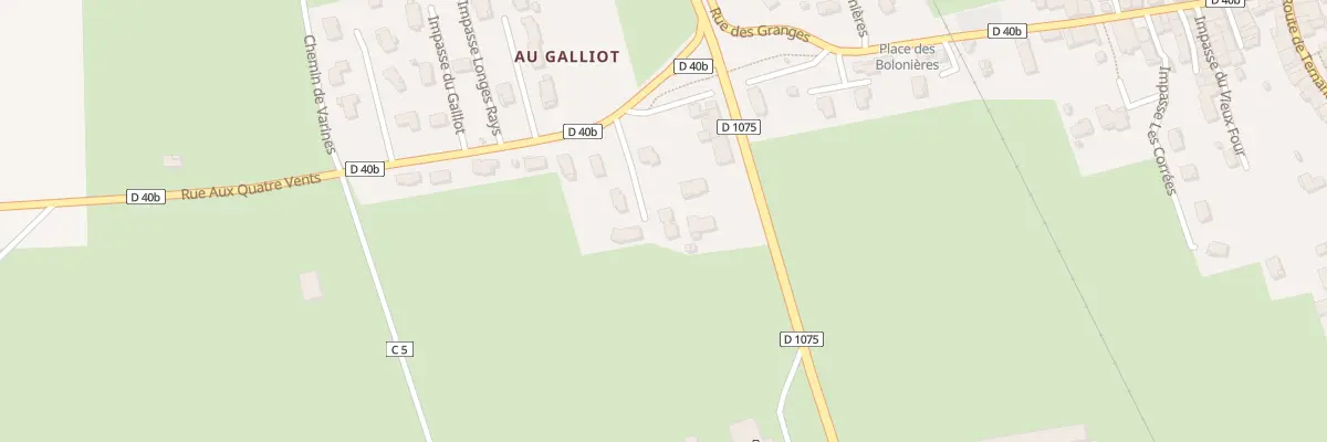 Plan du 5B Rue aux Quatre Vents à Ambutrix