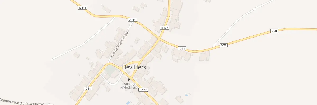Plan du 8 Rue de Ligny à Hévilliers