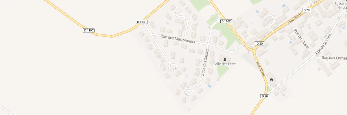 Plan du 2 All des Fresnes aux Maillys
