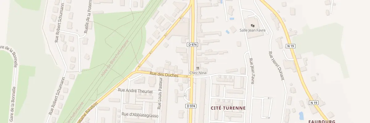 Plan du 18 Av Turenne à Langres